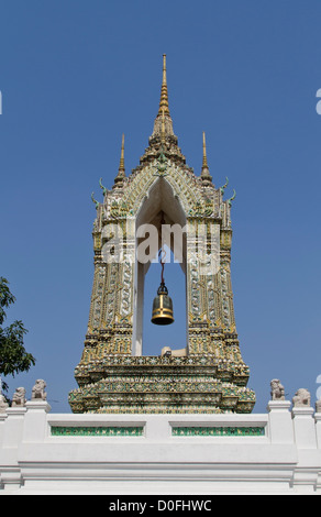 Bell dans la Palais Royal, Bangkok, Thaïlande. Banque D'Images