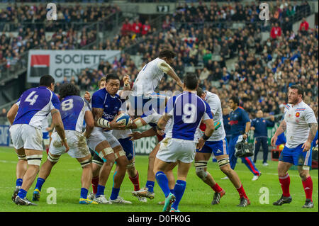 2012-11-24. Saint Denis (France). Rugby test match France (22) contre les Samoa (14). Iosefa Tekori Samoa). Photo Frédéric Augendre Banque D'Images