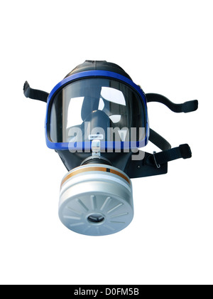 Masque à gaz isolé sur blanc, with clipping path