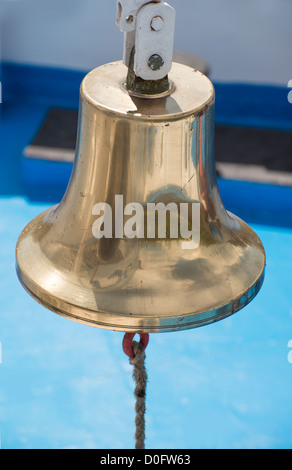 Navire Bronze bell prises close up Banque D'Images