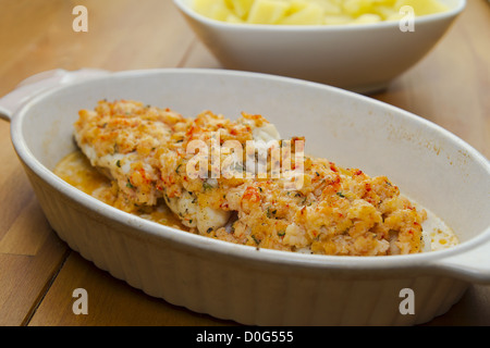 Croûte aux écrevisses Lotte Banque D'Images