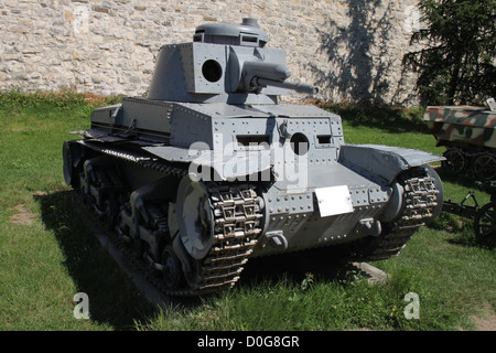 2 Panzer Kampfwagen, german tank de WW2, placé sur le champ ouvert du musée militaire de Belgrade Banque D'Images