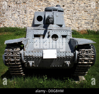 2 Panzer Kampfwagen, german tank de WW2, placé sur le champ ouvert du musée militaire de Belgrade Banque D'Images