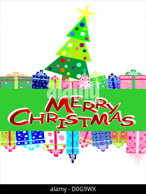 Arbre de Noël Banque D'Images