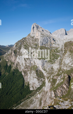 Peña Remoña, Los Urrieles - Parc National Picos de Europa, Cantabria, ESPAGNE Banque D'Images