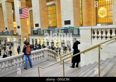 42 e Rue, Grand Central Terminal, Grand Hall, Manhattan, New York City, USA Banque D'Images