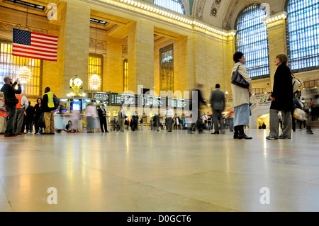 42 e Rue, Grand Central Terminal, Grand Hall, Manhattan, New York City, USA Banque D'Images