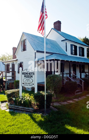 L'Weems Botts Accueil site historique situé à Fairfax en Virginie, USA. Banque D'Images