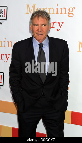 Harrison Ford la première mondiale de 'Morning Glory' tenu à la Clearview Cinemas Ziegfeld Theatre - New York City, des arrivées Banque D'Images