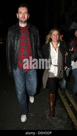 Mouche du bleuet de Goldie Lookin' Chain bénéficie d''une nuit à Gaucho membres club de Soho à Londres, Angleterre - 10.11.10 Banque D'Images