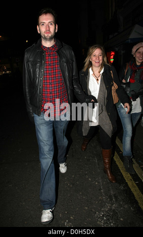 Mouche du bleuet de Goldie Lookin' Chain bénéficie d''une nuit à Gaucho membres club de Soho à Londres, Angleterre - 10.11.10 Banque D'Images