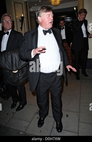 Kenneth Clarke laissant le Dorchester Hotel Londres, Angleterre - 21.09.10 Banque D'Images