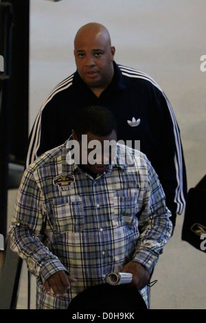 Joseph Simmons vu en passant par la sécurité à l'aéroport de LAX Los Angeles, USA - 15.09.10 Banque D'Images