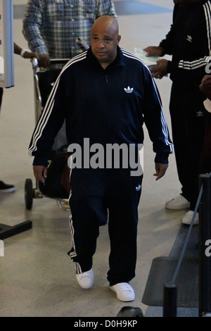 Joseph Simmons vu en passant par la sécurité à l'aéroport de LAX Los Angeles, USA - 15.09.10 Banque D'Images