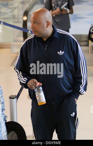 Joseph Simmons vu en passant par la sécurité à l'aéroport de LAX Los Angeles, USA - 15.09.10 Banque D'Images