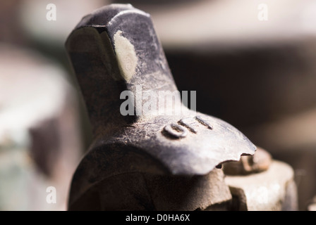 Close-up d'un vieux lightswitch Banque D'Images