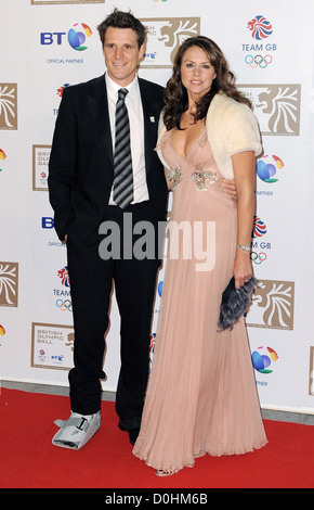 James Cracknell et Beverley Turner British Olympic Ball tenue à l'hôtel Grosvenor House à Londres, Angleterre - 24.09.10 Banque D'Images