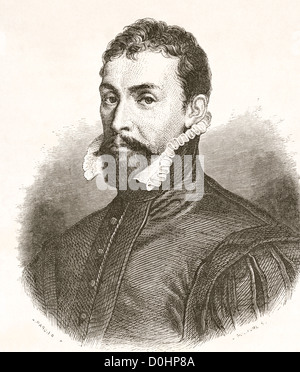 Monsieur Antonis Mor, Anthonis Mor aka ou Antonio Moro, c. 1517 - 1577. Peintre de portrait russisch. Banque D'Images