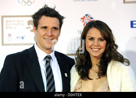 James Cracknell et Beverley Turner British Olympic Ball tenue à l'hôtel Grosvenor House. Londres, Angleterre - 24.09.10 Banque D'Images