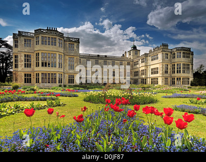 Vue arrière du début du xviie siècle à Audley End. Banque D'Images