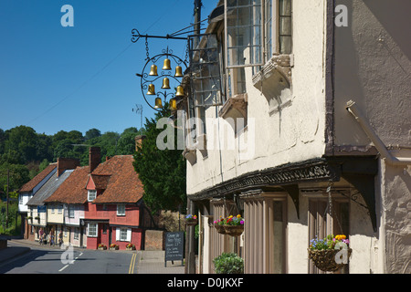 The Eight Bells pub à Saffron Walden. Banque D'Images