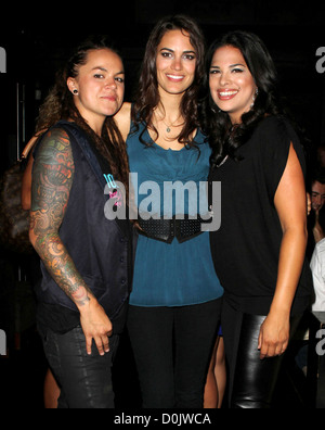 Whitney Mixter, Tracy Ryerson et Rose Garcia Événement fusible accueille les "Le vrai L Word' saison finale cast tenue à la partie d'examen préalable type Banque D'Images