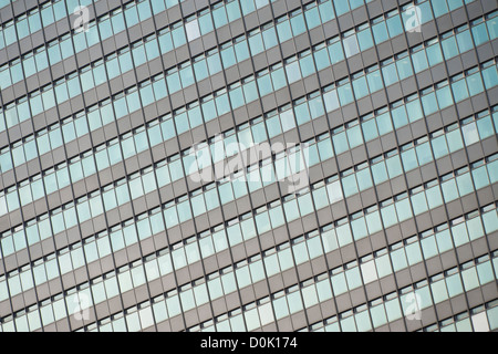 Le côté de la Tour de ville anciennement Piccadilly Plaza à Manchester. Banque D'Images