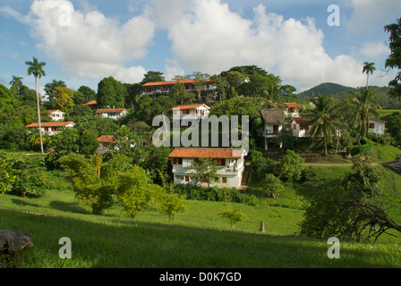 Las Terrazas maisons du village Banque D'Images