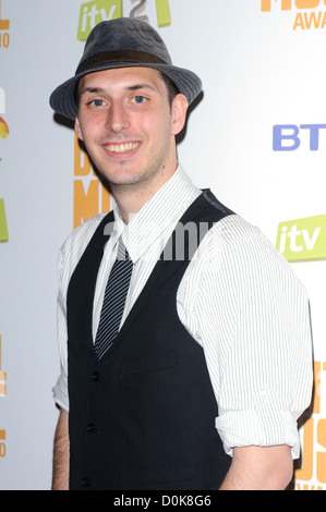 Blake Harrison à la BT Digital Music Awards à l'RoundhouseArrivals. Angleterre Londres Banque D'Images