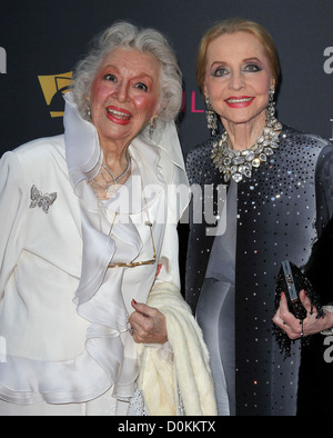 Ann Rutherford et Anne Jeffreys Los Angeles Philharmonic / soirée d'ouverture Saison gala tenu à Walt Disney Concert Hall Banque D'Images