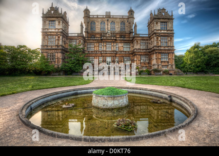 Une vue de Wollaton Hall à Nottingham. Banque D'Images