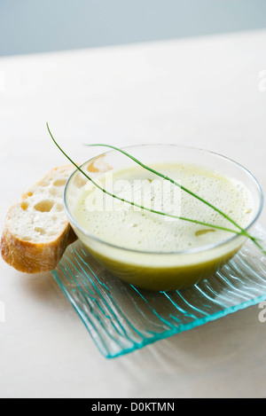 Soupe de Greenpea Banque D'Images