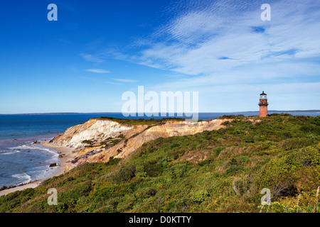 Gay Head Lighthouse, Aquinnah, Martha's Vineyard, Massachusetts, USA Banque D'Images