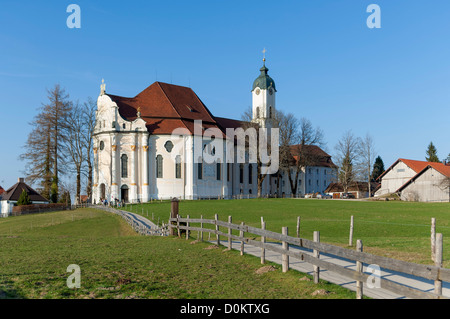 Wieskirche, Bavière, Allemagne Banque D'Images