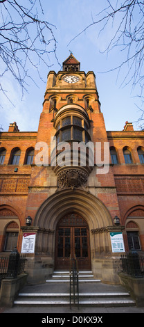 La façade de la bibliothèque centrale de Derby et galerie. Banque D'Images