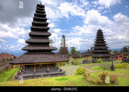 La mère de Temple Pura Besakih Besakih, ou plus grand et plus sacré temple hindou sur Bali, Indonésie Banque D'Images