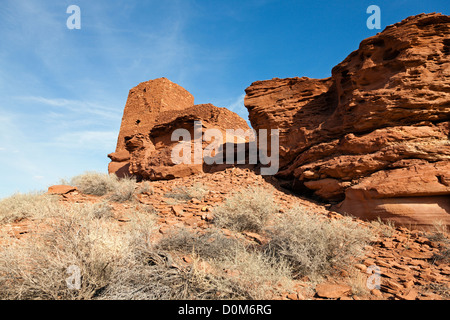 Wupatki National Monument en Arizona Banque D'Images