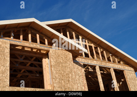 Nouvelle maison en construction Banque D'Images