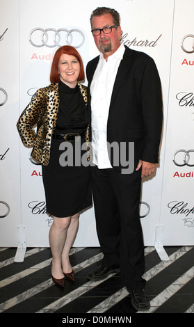 Kate Flannery et petit ami, Chris Haston Audi organise un cocktail pour démarrer la semaine Emmy tenue à Cecconi's Los Angeles, Banque D'Images