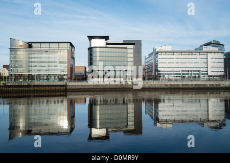 Immeubles de bureaux modernes comprenant le CIDD à Broomielaw au bord de la rivière Clyde à Glasgow Royaume-Uni Banque D'Images