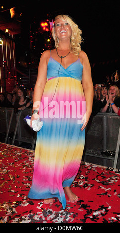 Big Brother 2010 gagnant, Josie Gibson le 11e et dernier grand frère 2010 à Elstree Studios Hertfordshire, Angleterre - 24.08.10 Banque D'Images