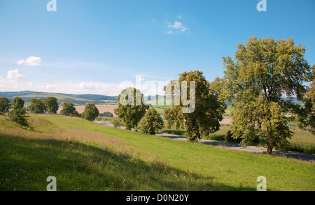 Paysage du nord de la Slovaquie - Spis Banque D'Images