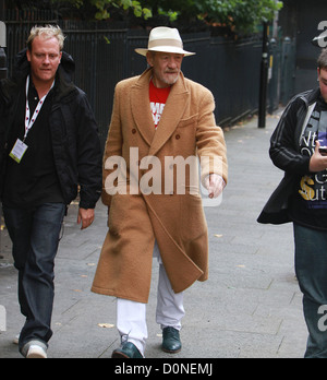 Sir Ian McKellan Manchester's Gay Pride Parade Manchester, Angleterre Banque D'Images