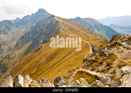 Vue de Kasprowy wierch en montagnes Tatras, Pologne Banque D'Images