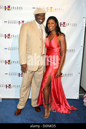 Michael Clarke Duncan et Omarosa Manigault Stallworth Ford présente la 8e édition du Prix Sweat au Mandalay Bay Resort Banque D'Images