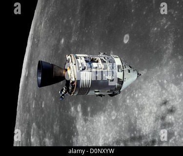  Module de commande Apollo 15  Endeavour en orbite autour de  