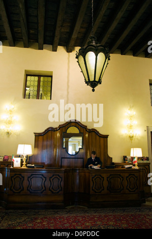 Ca'Sagredo hall de l'hôtel et un bureau de réception Banque D'Images