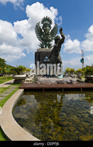 Sculpture de temple en Bali, Indonésie Banque D'Images