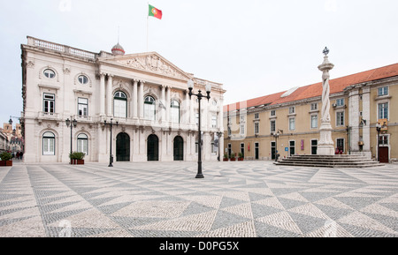 Siège social de la ville de Lisbonne, où la République est proclamée le 5 octobre 1910, Lisbonne, Portugal Banque D'Images