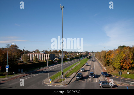 N11 à 4 voies road à Cabinteely dans Dublin Ireland Banque D'Images